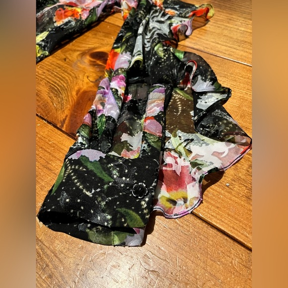 Preen by Thornton Bregazzi Women’s Floral Burnout Midi Sheath Dress, Size Small - Picture 8 of 16